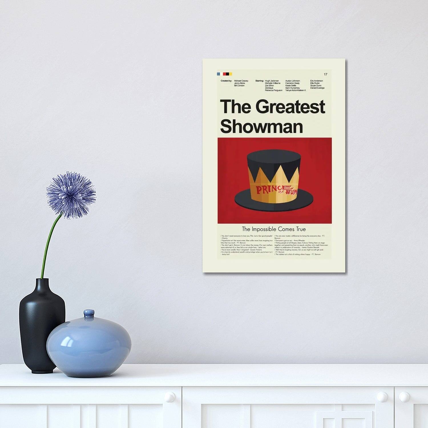 iCanvas "The Greatest Showman" by Prints and Giggles by Erin Hagerman